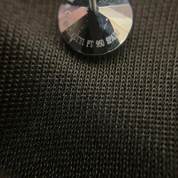 Tiffany & Co. Platinum Elsa Peretti 2ct Round Faceted Stud Earrings – Rare - Picture 10 of 11